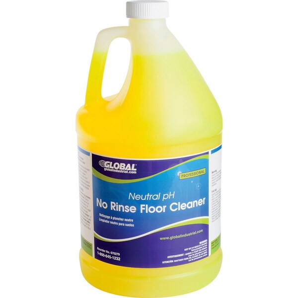 Neutral pH No Rinse Floor Cleaner, 1 Gallon Bottle